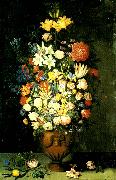 Ambrosius Bosschaert stilleben med stor blomstervas France oil painting reproduction